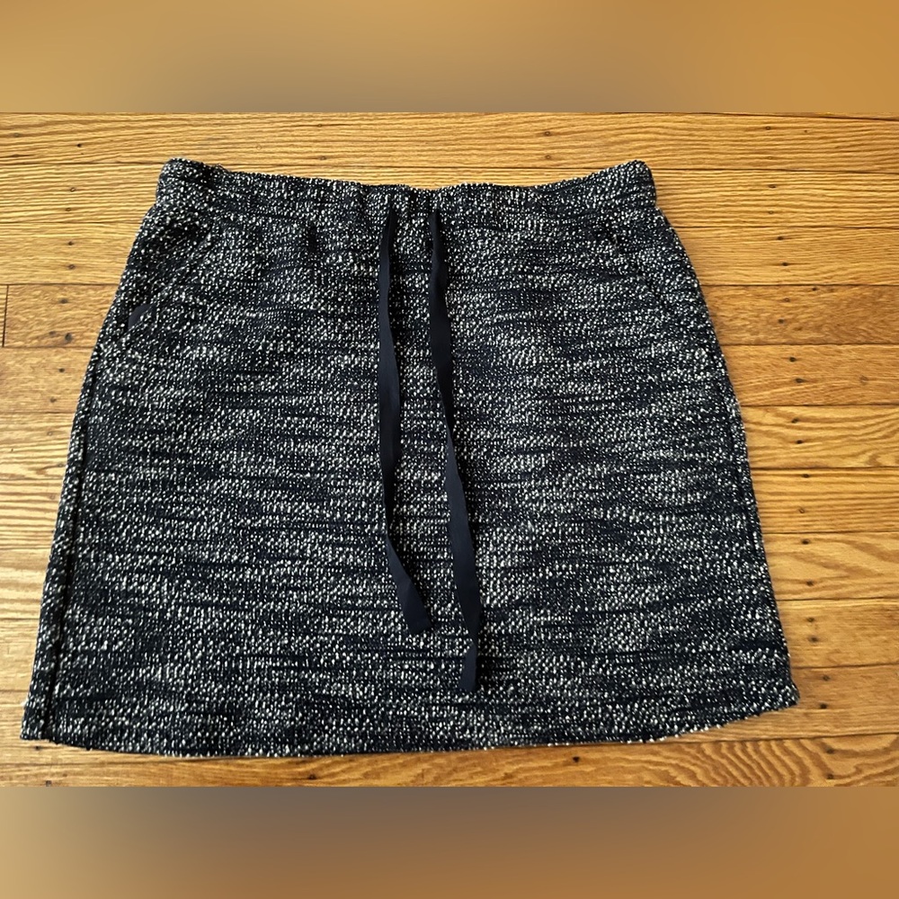 Loft Tweed Drawstring Skirt